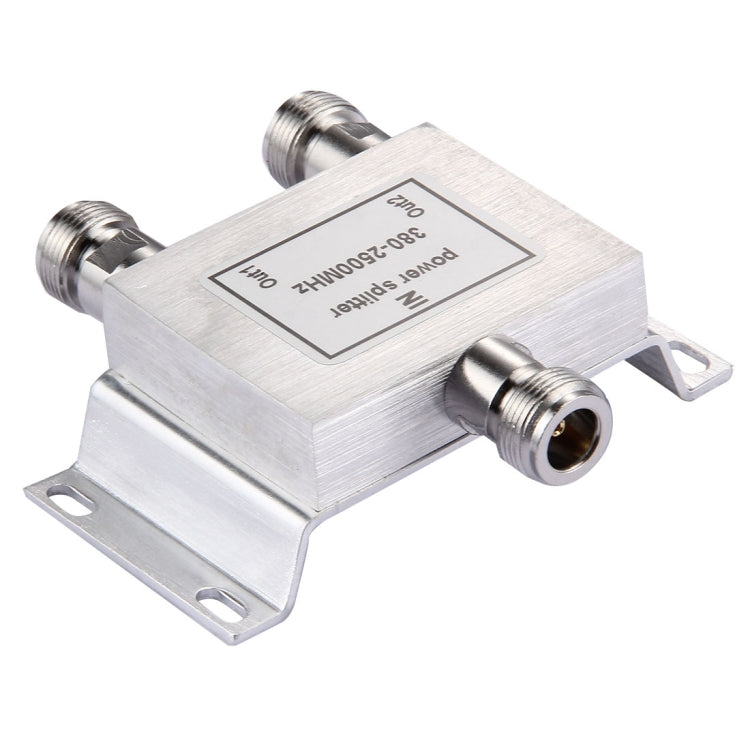 380-2500MHz N Female Adapter 2-Way Power Splitter - Security by buy2fix | Online Shopping UK | buy2fix