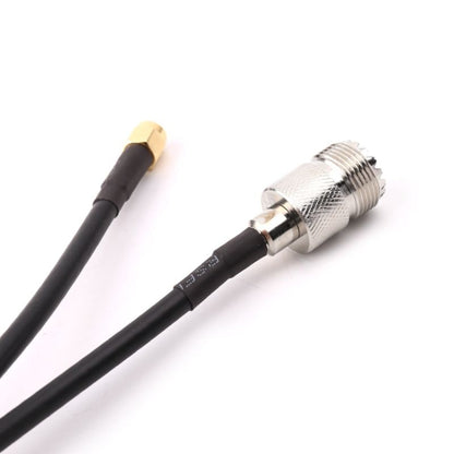 RG58 UHF Female to SMA Male Connecting Cable, Length: 50cm - Security by buy2fix | Online Shopping UK | buy2fix