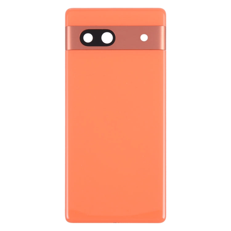 For Google Pixel 7A Original Battery Back Cover with Camera Lens Cover(Orange) - Back Cover by buy2fix | Online Shopping UK | buy2fix