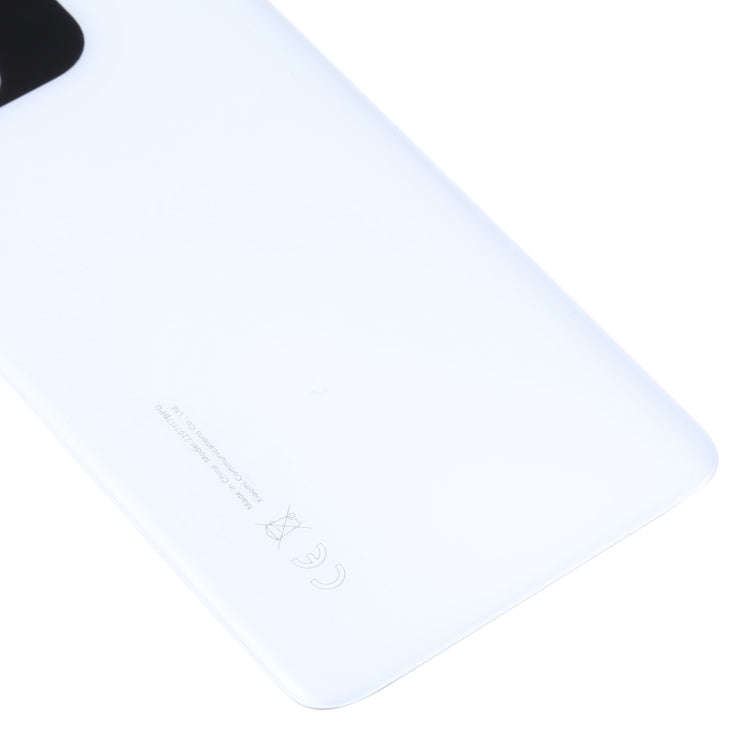 For Xiaomi Poco M5s Original Battery Back Cover(White) - Repair & Spare Parts by buy2fix | Online Shopping UK | buy2fix