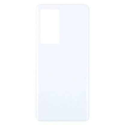 For vivo X70 Pro OEM Glass Battery Back Cover(White) - Repair & Spare Parts by buy2fix | Online Shopping UK | buy2fix