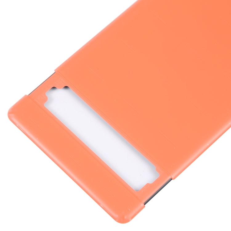 For Google Pixel 7a Original Battery Back Cover(Orange) - Back Cover by buy2fix | Online Shopping UK | buy2fix