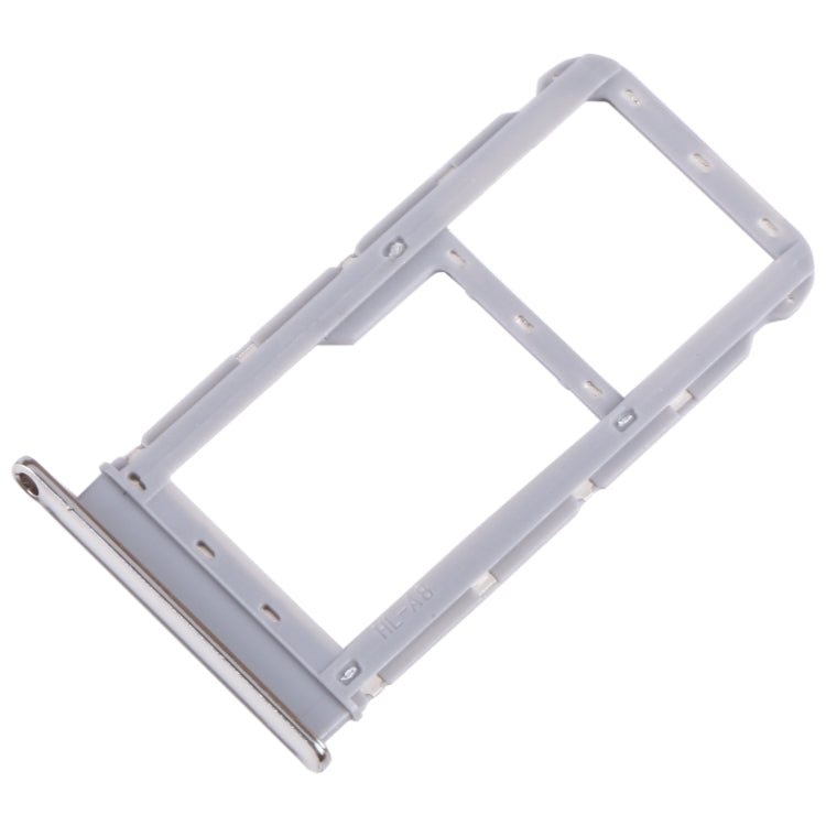 For Motorola Moto G Fast SIM Card Tray + Micro SD Card Tray (Silver) - Card Socket by buy2fix | Online Shopping UK | buy2fix