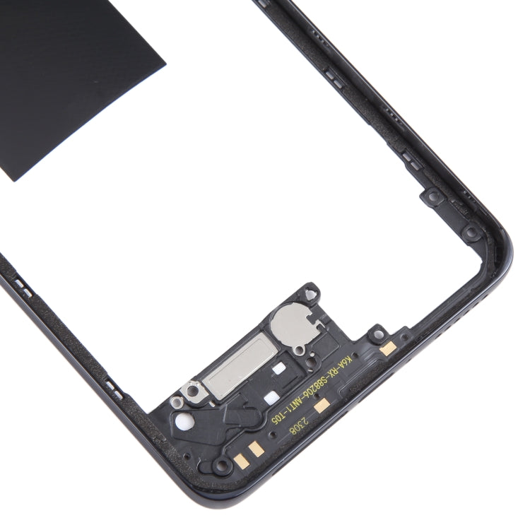 For Xiaomi Redmi Note 12 Pro 4G Original Middle Frame Bezel Plate (Black) - Frame Bezel Plate by buy2fix | Online Shopping UK | buy2fix