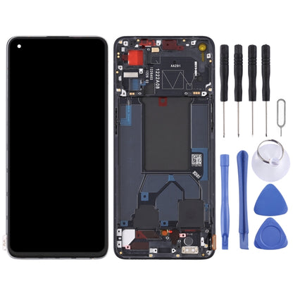 Original LCD Screen For OPPO Reno7 Pro 5G Digitizer Full Assembly with Frame (Black) - LCD Screen by buy2fix | Online Shopping UK | buy2fix