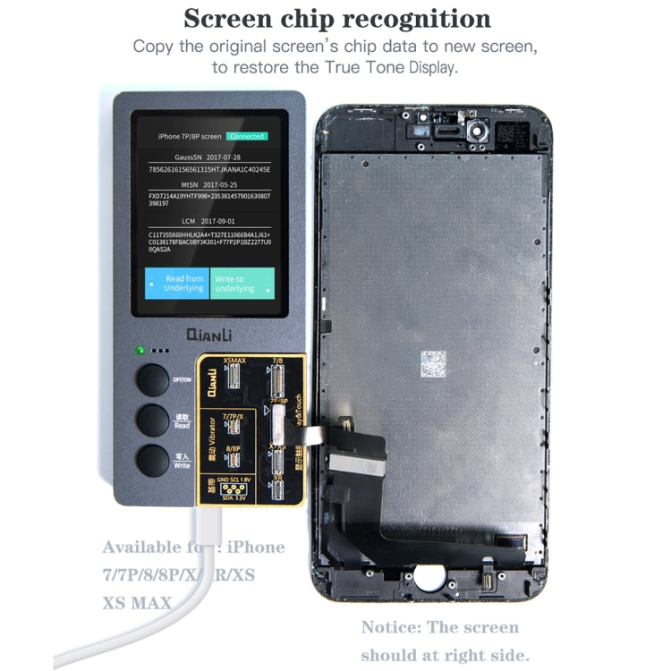 Qianli iCopy Plus 3 in 1 LCD Screen Original Color Repair Programmer For iPhone - Repair & Spare Parts by QIANLI | Online Shopping UK | buy2fix