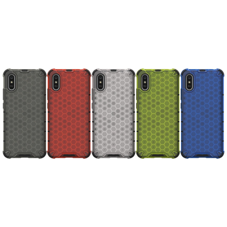 For Xiaomi Redmi 9A Shockproof Honeycomb PC + TPU Case(Green) - Xiaomi Accessories by buy2fix | Online Shopping UK | buy2fix