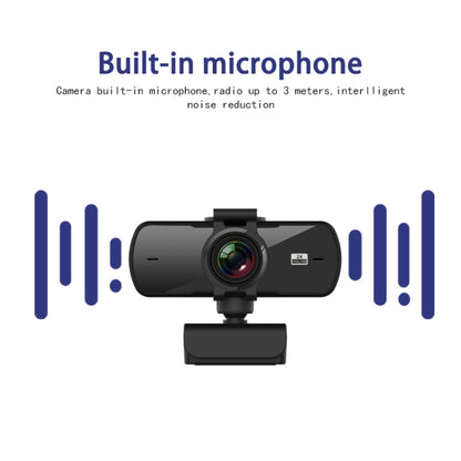 C5 4 Million Pixel Auto Focus 2K Full HD Webcam 360 Rotation USB Driver-free Live Broadcast WebCamera with Mic - Computer & Networking by buy2fix | Online Shopping UK | buy2fix