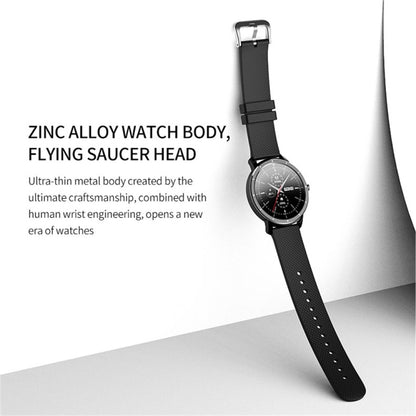 HW21 1.28 inch Color Screen Smart Watch IP67 Waterproof,Support Heart Rate Monitoring/Blood Oxygen Monitoring/Sleep Monitoring/Sedentary Reminder(Silver) - Smart Wear by buy2fix | Online Shopping UK | buy2fix