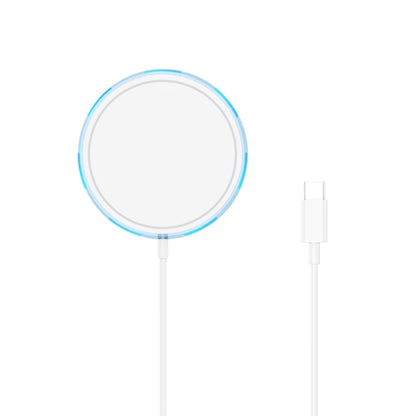 W-975 Ultra-thin 15W Max Magnetic Absorption Wireless Charger for iPhone and other Smart Phones(White) - Apple Accessories by buy2fix | Online Shopping UK | buy2fix