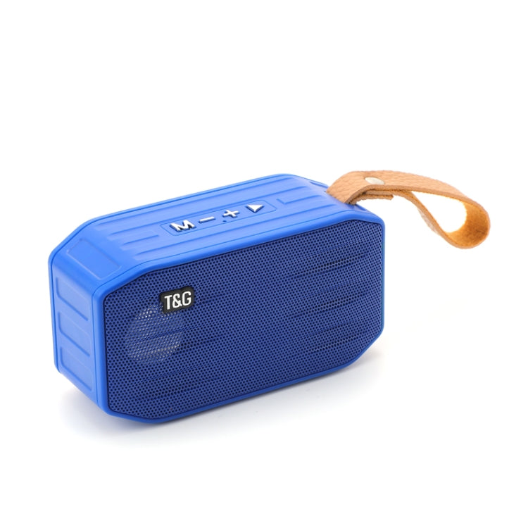 T&G TG296 Portable Wireless Bluetooth 5.0 Speaker Support TF Card / FM / 3.5mm AUX / U-Disk / Hands-free(Blue) - Mini Speaker by T&G | Online Shopping UK | buy2fix