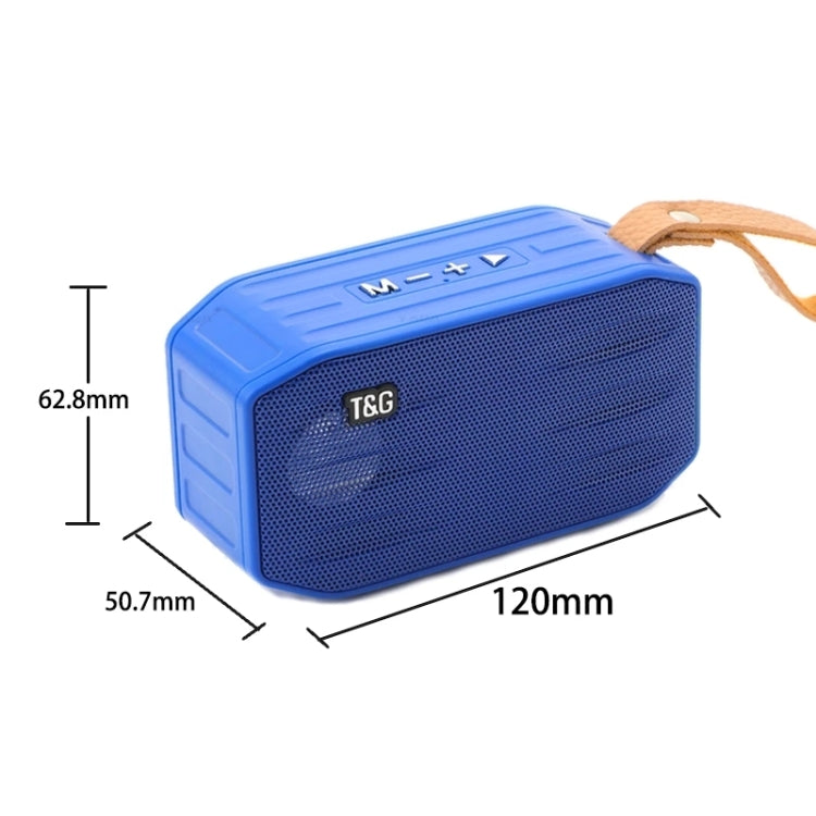 T&G TG296 Portable Wireless Bluetooth 5.0 Speaker Support TF Card / FM / 3.5mm AUX / U-Disk / Hands-free(Green) - Mini Speaker by T&G | Online Shopping UK | buy2fix