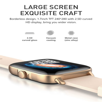 Y22 1.7inch IP67 Color Screen Smart Watch(Silver) - Smart Wear by buy2fix | Online Shopping UK | buy2fix
