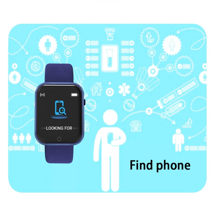 D20L 1.3 inch IP67 Waterproof Color Screen Smart Watch(Yellow) - Smart Wear by buy2fix | Online Shopping UK | buy2fix