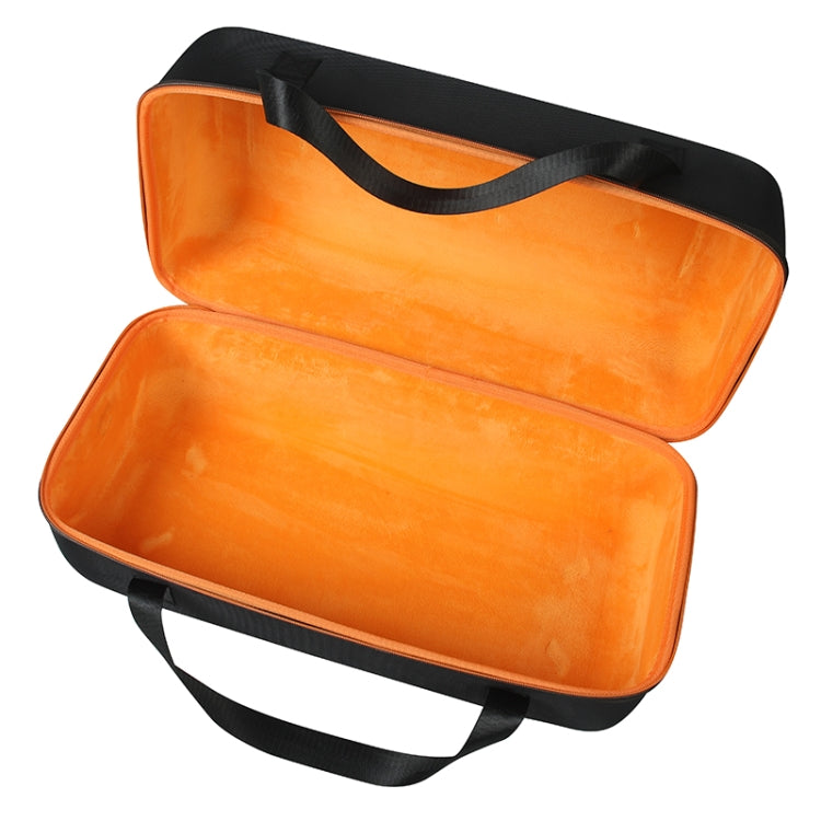 For JBL Partybox on-the-GO Bluetooth Speaker Carry Bag Storage Box Case(Black + Orange) - Protective Case by buy2fix | Online Shopping UK | buy2fix