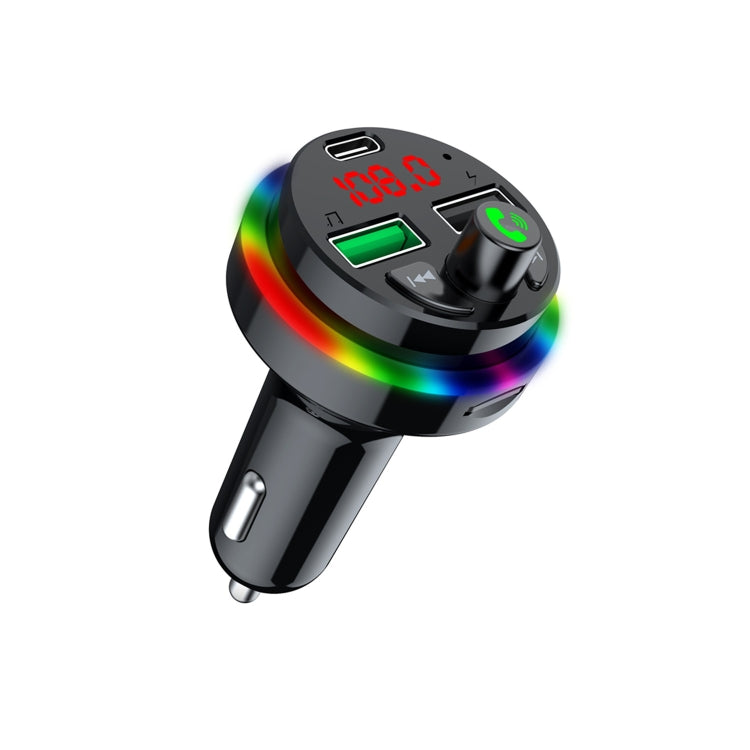 F17 3.1A Dual USB Charger Bluetooth 5.0 Car MP3 Player - In Car by buy2fix | Online Shopping UK | buy2fix