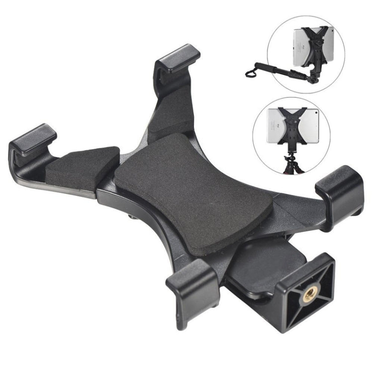 NST-68 Tablet Tripod Mount Clamp Tablet Phone Bracket - Consumer Electronics by buy2fix | Online Shopping UK | buy2fix