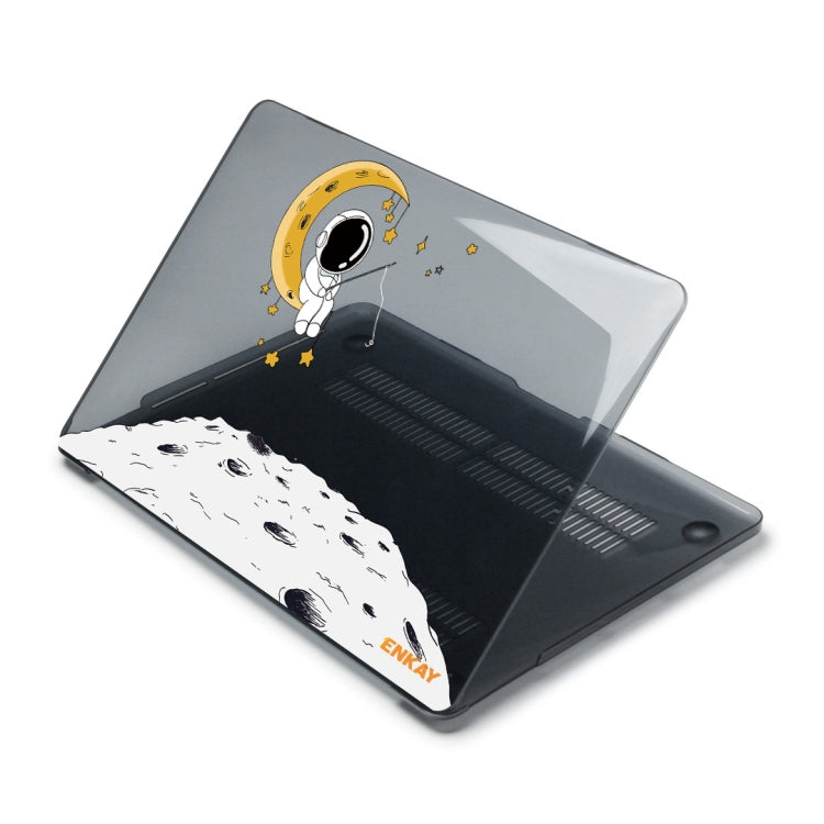 For MacBook Pro 15.4 A1707/A1990 ENKAY Hat-Prince 3 in 1 Spaceman Pattern Laotop Protective Crystal Case with TPU Keyboard Film / Anti-dust Plugs, Version:US(Spaceman No.3) - MacBook Pro Cases by ENKAY | Online Shopping UK | buy2fix