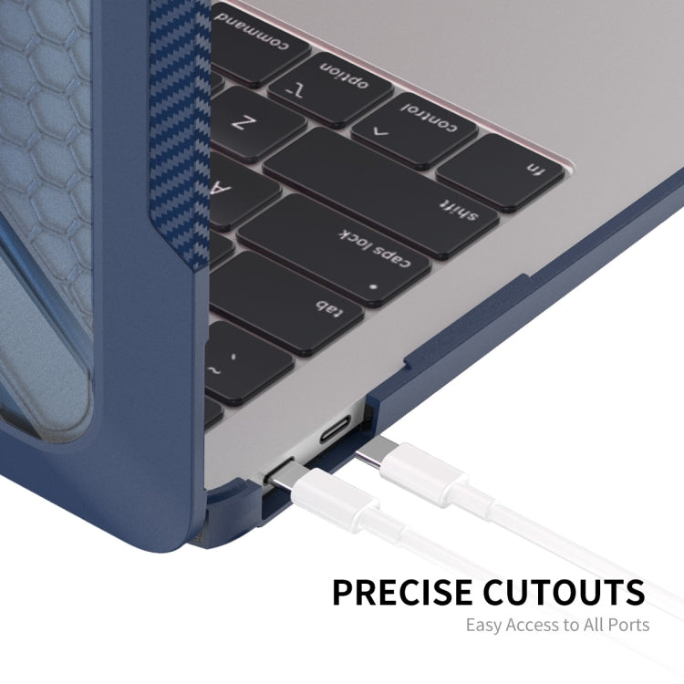 For MacBook Pro 13.3 A2251/A2289/A2338 ENKAY Hat-Prince 3 in 1 Protective Bracket  Case Cover Hard Shell with TPU Keyboard Film / Anti-dust Plugs, Version:EU(Grey) - MacBook Pro Cases by ENKAY | Online Shopping UK | buy2fix