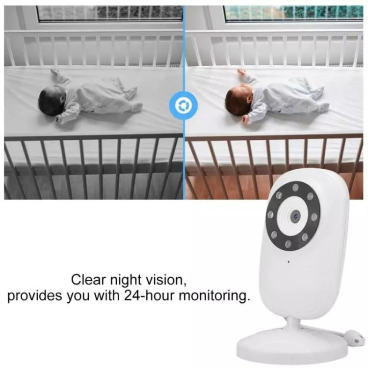 835P 3.5 inch Video Wireless Baby Monitor IR Night Vision Voice Security Camera(US Plug) - Security by buy2fix | Online Shopping UK | buy2fix