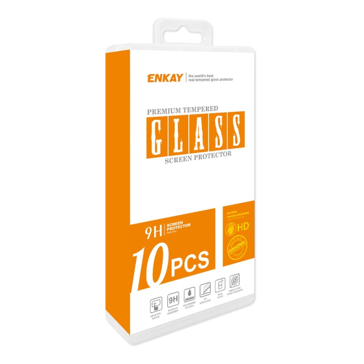 For Samsung Galaxy A14 5G 10pcs ENKAY Hat-Prince Full Glue 0.26mm 9H 2.5D Tempered Glass Full Film - Galaxy Tempered Glass by ENKAY | Online Shopping UK | buy2fix