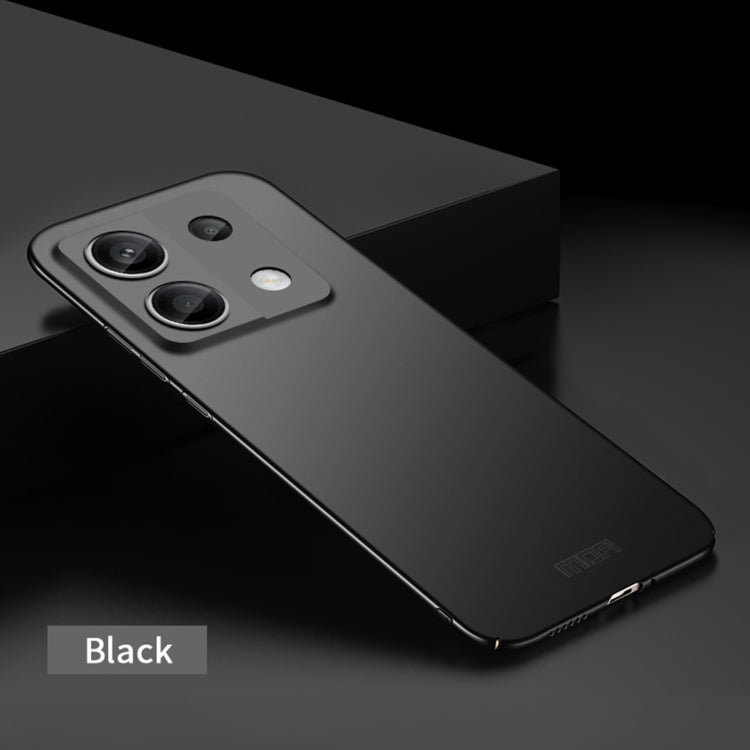 For Xiaomi Redmi Note 13 5G MOFI Micro-Frosted PC Ultra-thin Hard Phone Case(Black) - Xiaomi Cases by MOFI | Online Shopping UK | buy2fix