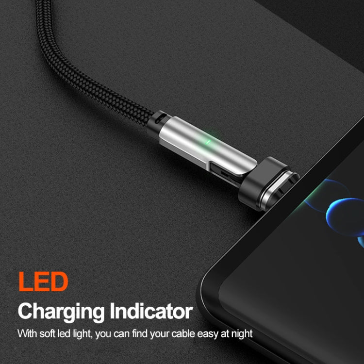 ENKAY 2 in 1 PD 100W / 27W 180 Degrees Rotation Magnetic Type-C / 8 Pin Fast Charging Data Cable with LED Light, Length:2m - Charging Cable & Head by ENKAY | Online Shopping UK | buy2fix