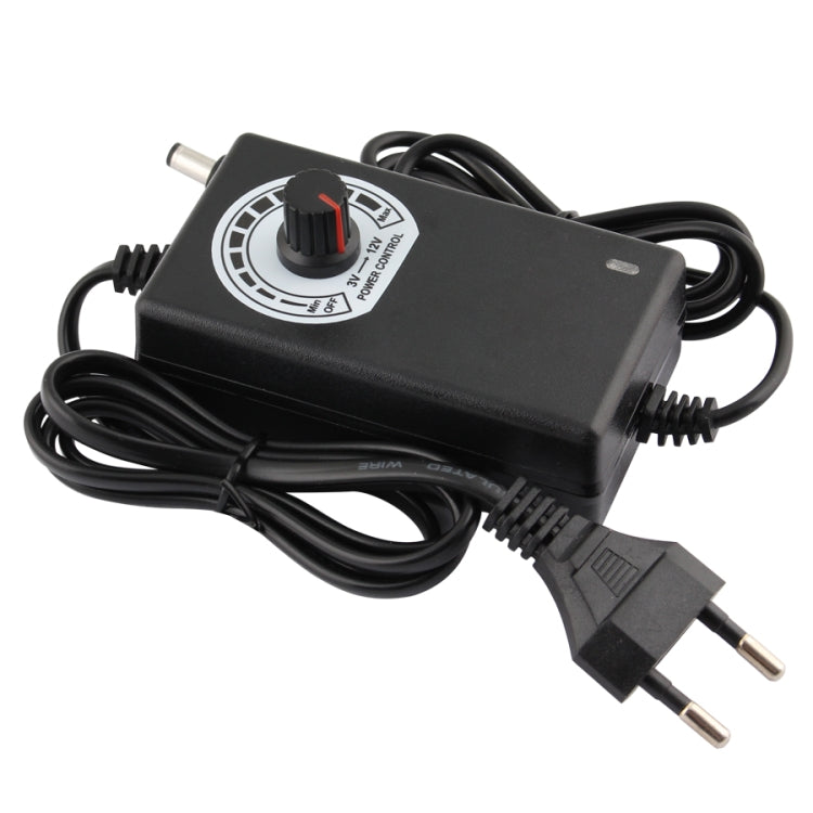 12V Adjustable Power Supply Adapter AC DC 3V - 12V 2A 24W Universal Charger Voltage Regulator Driver EU Plug - Power Supplies by buy2fix | Online Shopping UK | buy2fix