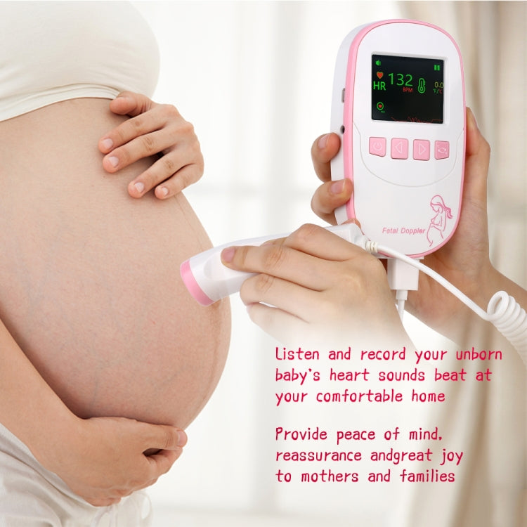 FD20P Fetal Doppler Ultrasound Baby Heartbeat Detector Monitor - Heart Rate Monitoring by buy2fix | Online Shopping UK | buy2fix