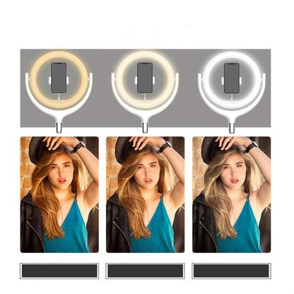 Fill light Beauty Bracket Desktop Landing Headlights Fill Light Bracket, Szie: 12 inch (Black) - Consumer Electronics by buy2fix | Online Shopping UK | buy2fix