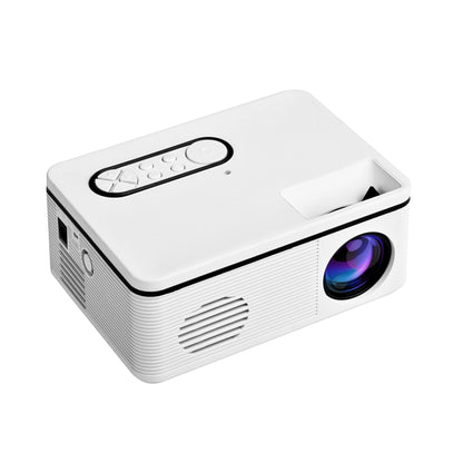 S361 80 lumens 320 x 240 Pixel Portable Mini Projector, Support 1080P, EU Plug(White) - Consumer Electronics by buy2fix | Online Shopping UK | buy2fix