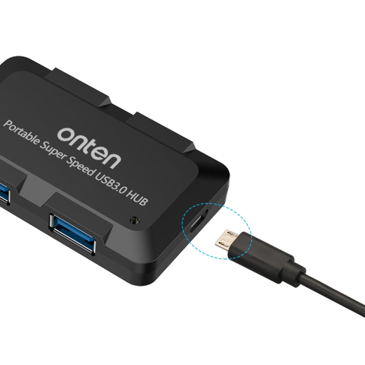 Onten 8102B USB 3.0 to USB 3.0 x 4 Adapter - USB 3.0 HUB by Onten | Online Shopping UK | buy2fix
