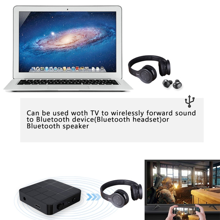 B32 2 in 1 Bluetooth 5.0 TV Computer Wireless Audio Bluetooth Adapter Bluetooth Transmitter Receiver - Apple Accessories by buy2fix | Online Shopping UK | buy2fix