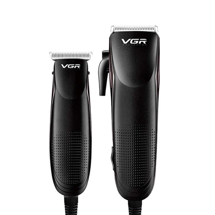 VGR V-023 2 PCS 7W Gradient Engraving Hair Clipper with Line, Plug Type: EU Plug - Hair Trimmer by VGR | Online Shopping UK | buy2fix