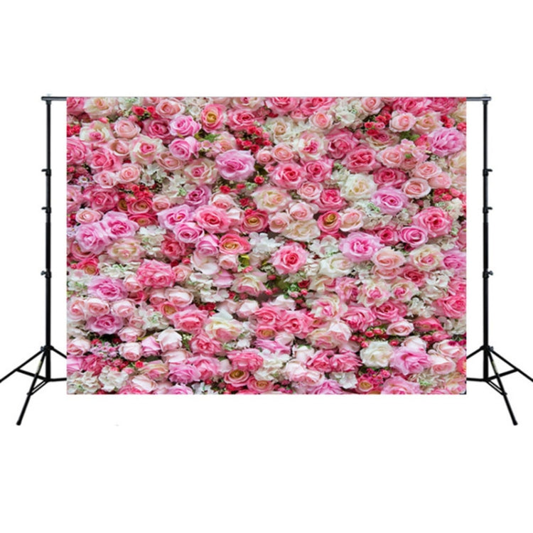 2.1m x 1.5m Flower Wall Simulation Rose Wedding Party Arrangement 3D Photography Background Cloth(H2) - Camera Accessories by buy2fix | Online Shopping UK | buy2fix