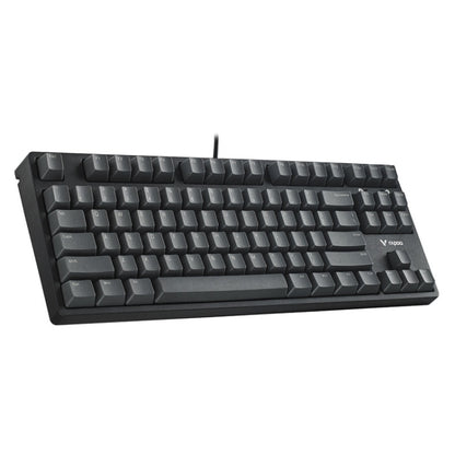 Rapoo V860 Desktop Wired Gaming Mechanical Keyboard, Specifications:87 Keys(Green Shaft) - Wired Keyboard by Rapoo | Online Shopping UK | buy2fix