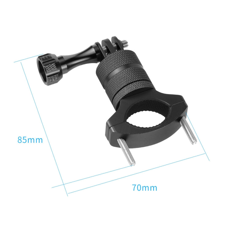 Aluminum Alloy Bicycle Mounting Bracket Bicycle Clip For Action Camera(Black) - DJI & GoPro Accessories by buy2fix | Online Shopping UK | buy2fix