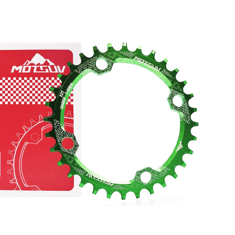 MOTSUV Narrow Wide Chainring MTB  Bicycle 104BCD Tooth Plate Parts(Green) - Outdoor & Sports by MOTSUV | Online Shopping UK | buy2fix