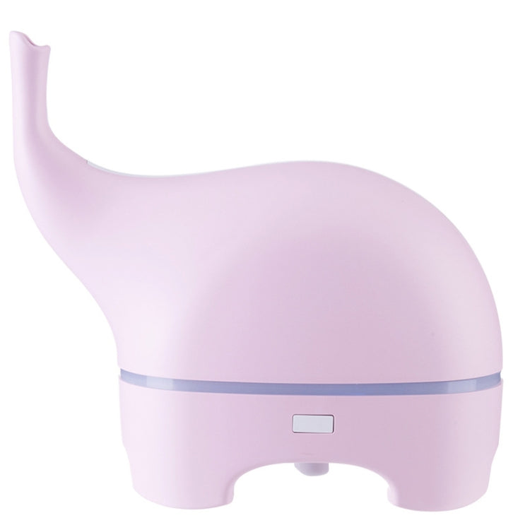 Mini Elephant Style 2.4MHz Ultrasound Household Air Purification USB Charging LED Light Humidifying Aromatherapy Purifier, Size:165x77.4x155 mm(Pink) - Home & Garden by buy2fix | Online Shopping UK | buy2fix