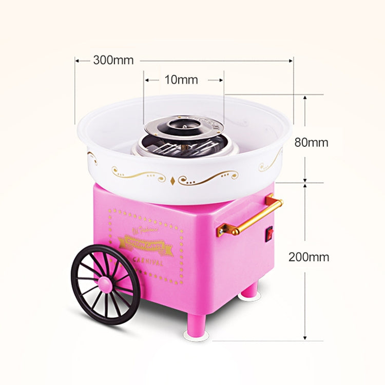 Retro Trolley Mini Cotton Candy Machine, Specification:European Regulations 220 V(Red) - Home & Garden by buy2fix | Online Shopping UK | buy2fix