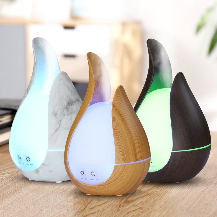 200ml Ultrasound Air Humidifier Aroma Essential Oil Diffuser 7 Colors LED Night Light Cool Mist Maker, Plug Type: UK  Plug(Deep Wood Base) - Home & Garden by buy2fix | Online Shopping UK | buy2fix