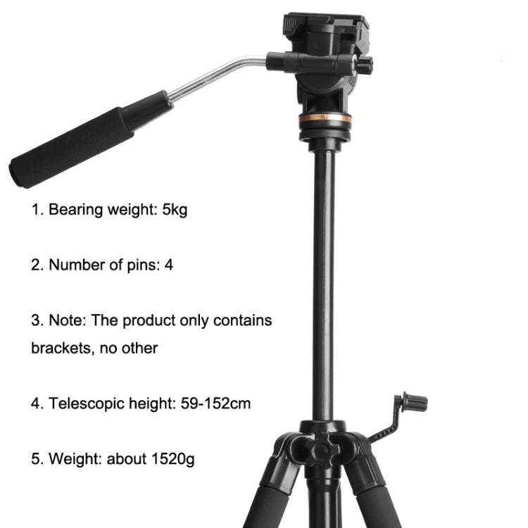 QingZhuangShiDai Q111S Aluminum Alloy Mobile Phone Camera Photography Tripod(Black) - Camera Accessories by QingZhuangShiDai | Online Shopping UK | buy2fix