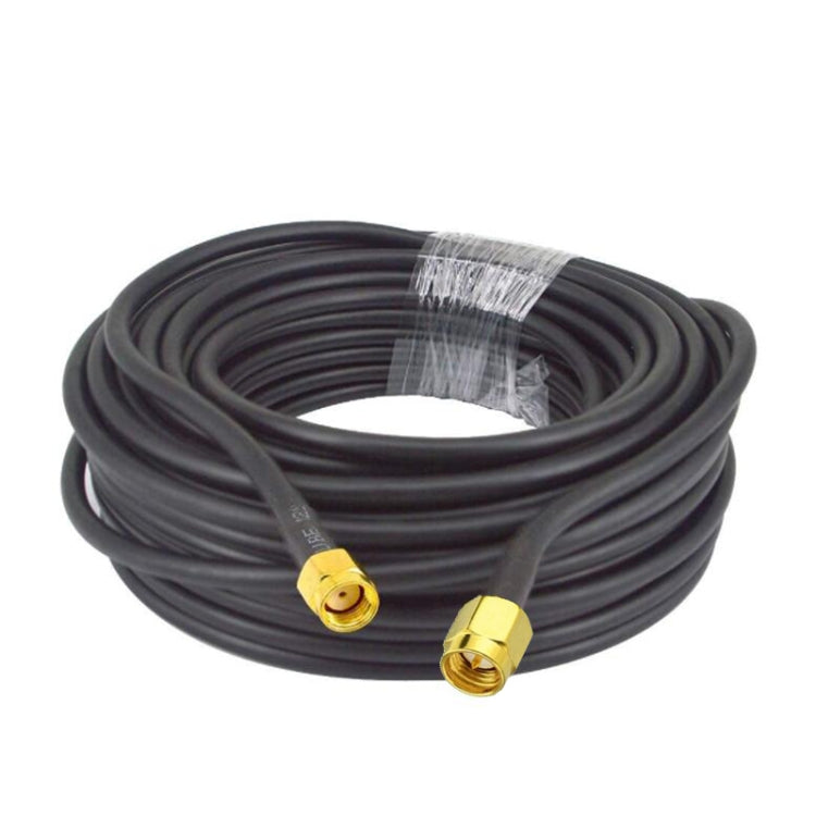 SMA Male To RP-SMA Male RG58 Coaxial Adapter Cable, Cable Length:1.5m - Connectors by buy2fix | Online Shopping UK | buy2fix