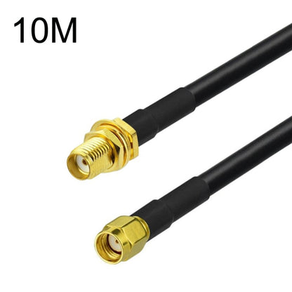 SMA Female To RP-SMA Male RG58 Coaxial Adapter Cable, Cable Length:10m - Connectors by buy2fix | Online Shopping UK | buy2fix