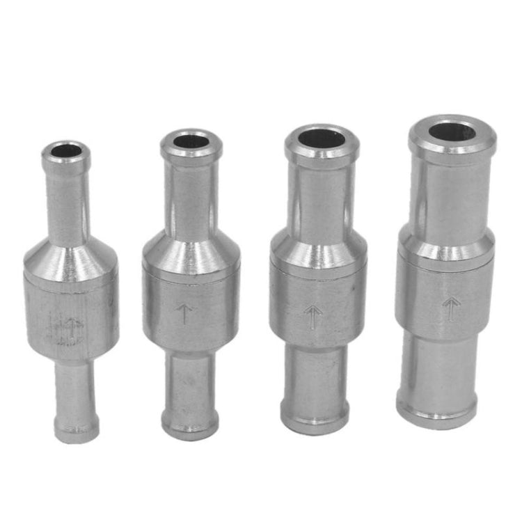 Car Aluminum Alloy Gasoline Fuel Check Valve, Size:M6(Silver) - In Car by buy2fix | Online Shopping UK | buy2fix