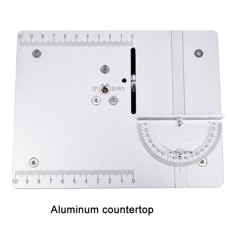 S3  96W Liftable Table Mini Table Saw Aluminum Cutting Machine,Spec: Black High Match(EU Plug) - Electric Saws & Accessories by buy2fix | Online Shopping UK | buy2fix