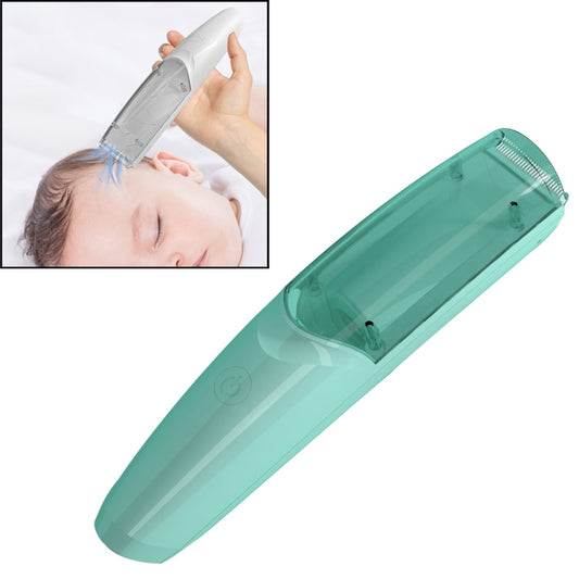 Household Baby Children's Rechargeable Electric Push Shaving Head Hair Clipper(Green) - Hair Trimmer by buy2fix | Online Shopping UK | buy2fix