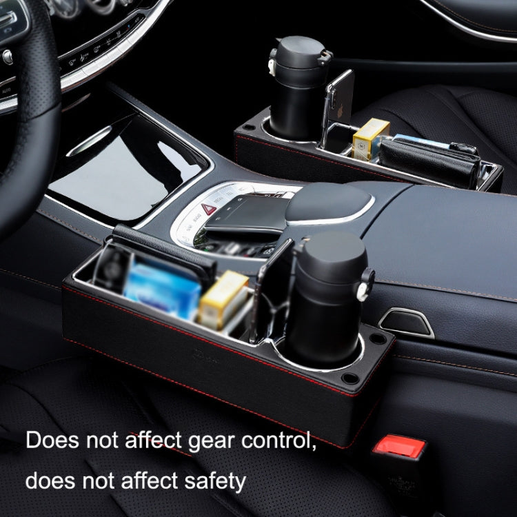 SUSISUN SNH010 Car Seat Gap Storage Box, Style:Positive Drive(Black) - In Car by SUSISUN | Online Shopping UK | buy2fix