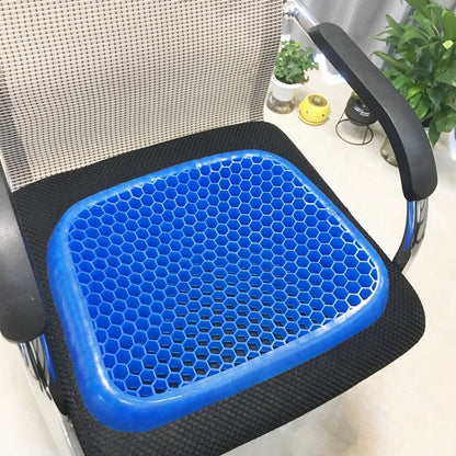 Summer Office Breathable Ice Chair Cushion Car Insulation Hollow Seat Cushion - Seat Accessories by buy2fix | Online Shopping UK | buy2fix