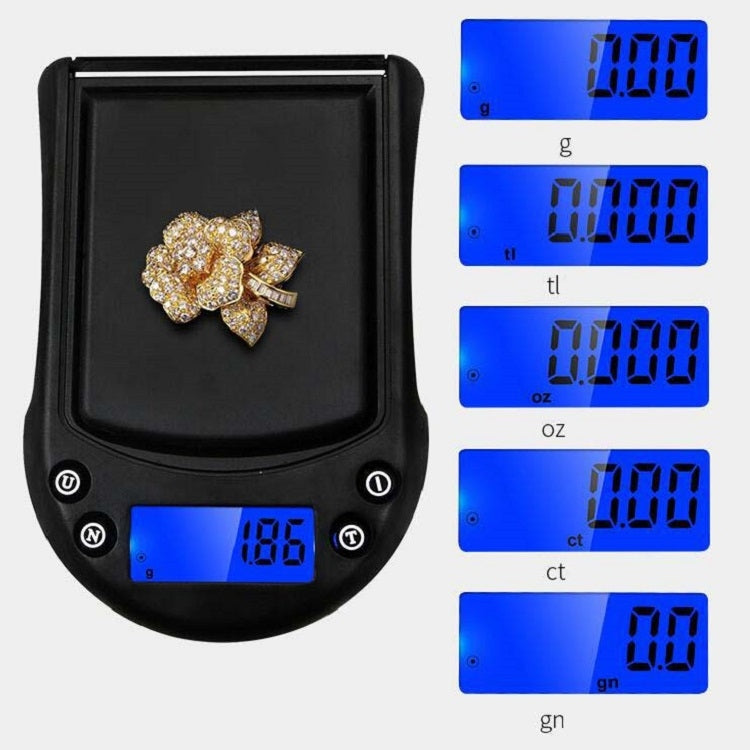 Precision Palm Scale Gold Silver Jewelry Scale Pocket Scale, Specification:200g/0.01g, Style:Without Battery - Jewelry Scales by buy2fix | Online Shopping UK | buy2fix